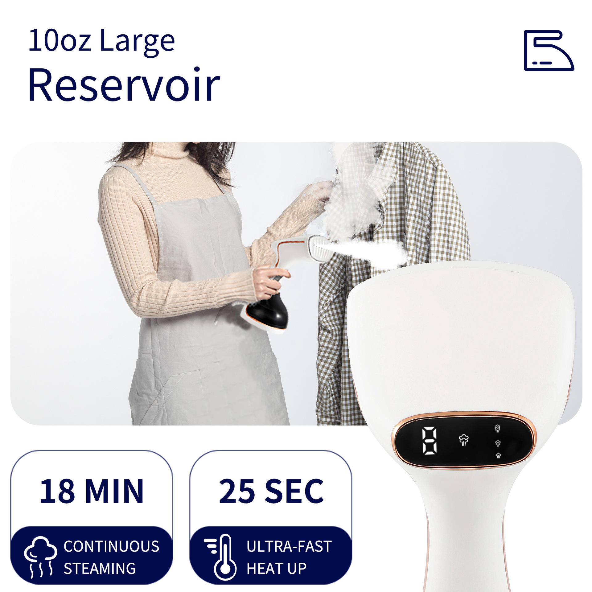 1800W Handheld Steam Hanging I - Mini Iron Travel recension och pris