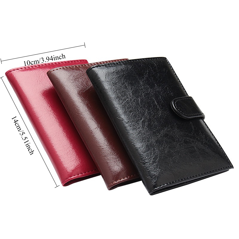 Oil Wax Pu Leather Passport Ho - Travel Accessories Designer recension och pris