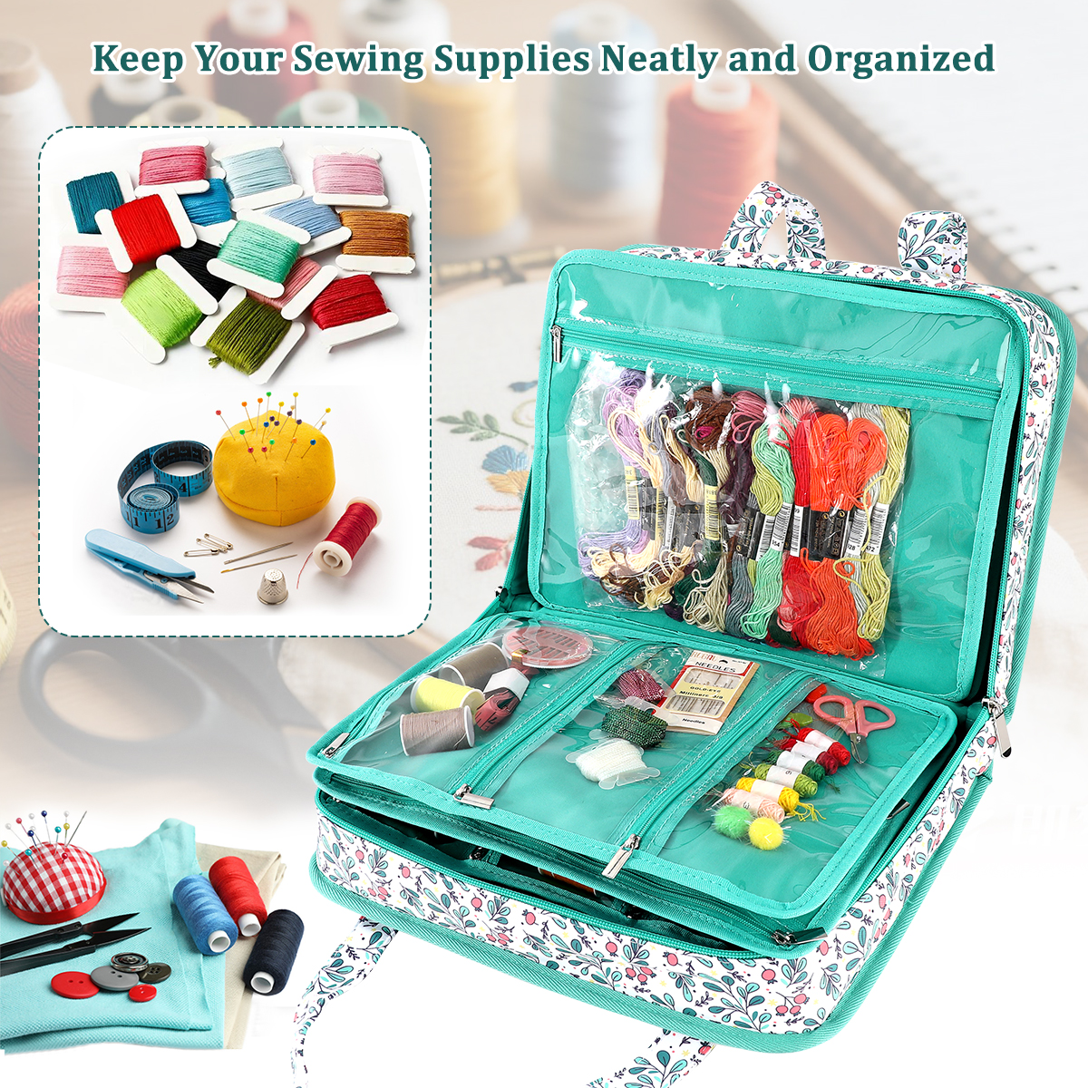 Embroidery Tools Kit Storage B - Travel Accessories To Sew recension och pris