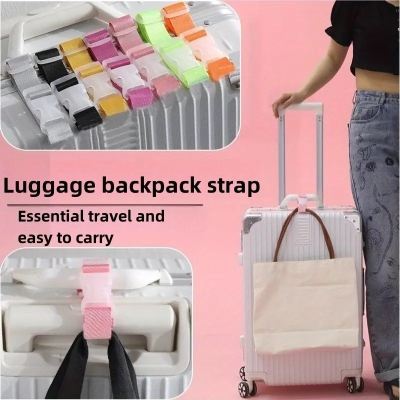 6pcs Multicolor Luggage Straps - Travel Accessories Designer recension och pris