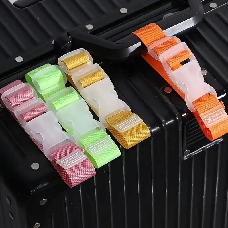 6pcs Multicolor Luggage Straps - Travel Accessories Designer recension och pris