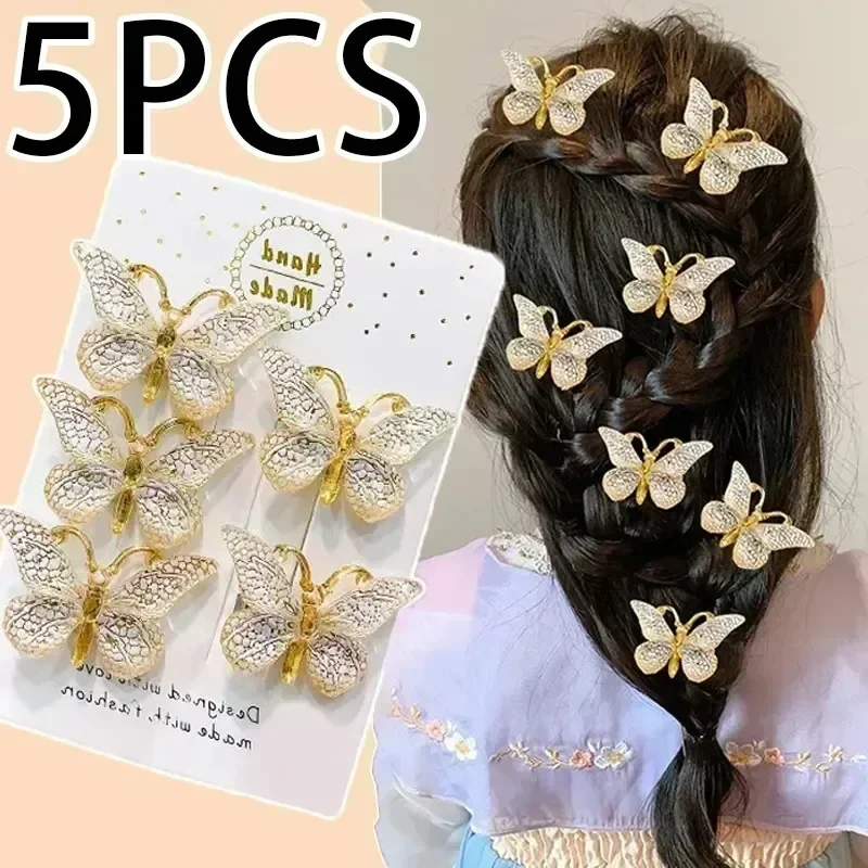 5pcs Sweet Hair Clips Stereosc - Travel Accessories For Baby recension och pris