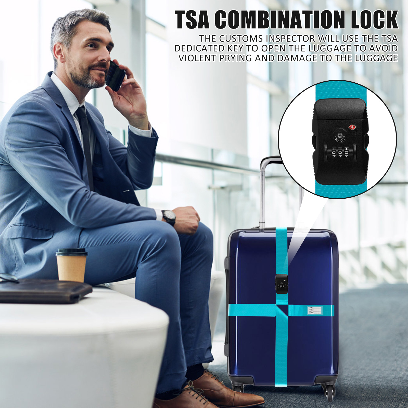 Adjustable Length Luggage Pack - Travel Accessories Essentials recension och pris