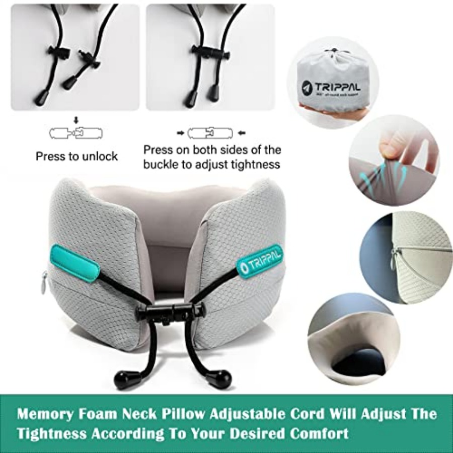 Neck Pillows for Travel Memory - Travel Accessories Pillow recension och pris