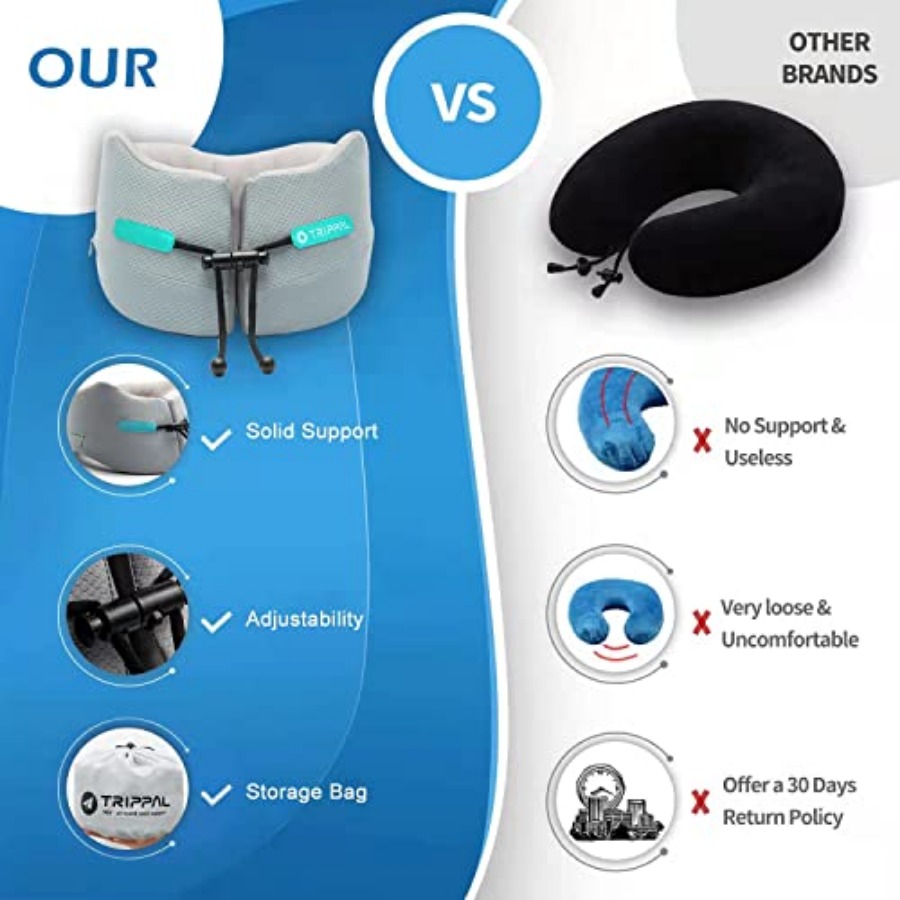 Neck Pillows for Travel Memory - Travel Accessories Pillow recension och pris