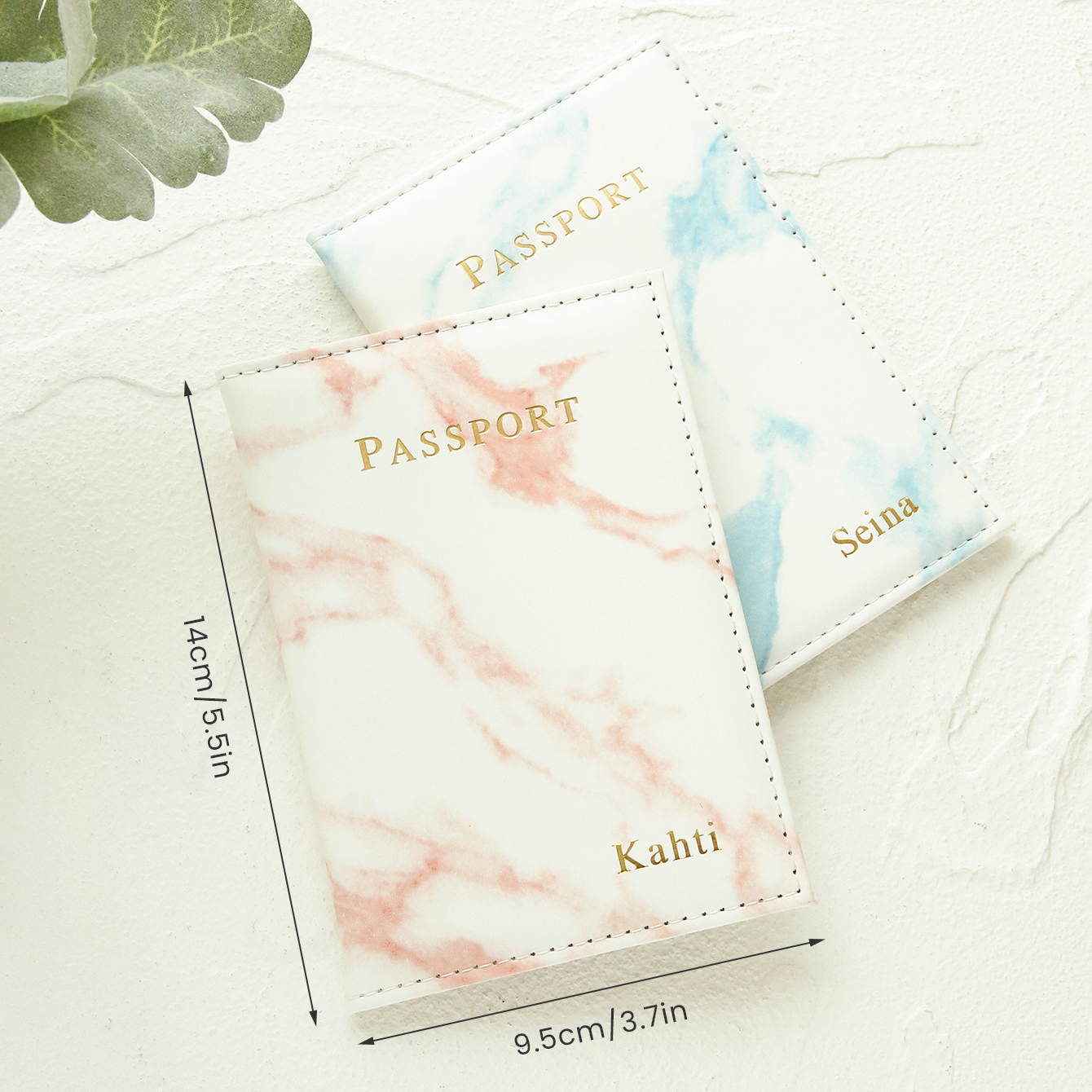 2PCS Custom Couple Passport Ho - Travel Accessories Gear recension och pris