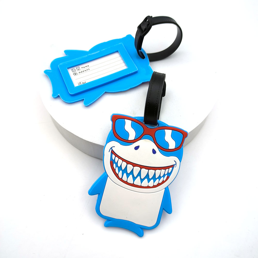 1PCS Cute Shark Luggage Tag Bo - Travel Accessories Essentials recension och pris