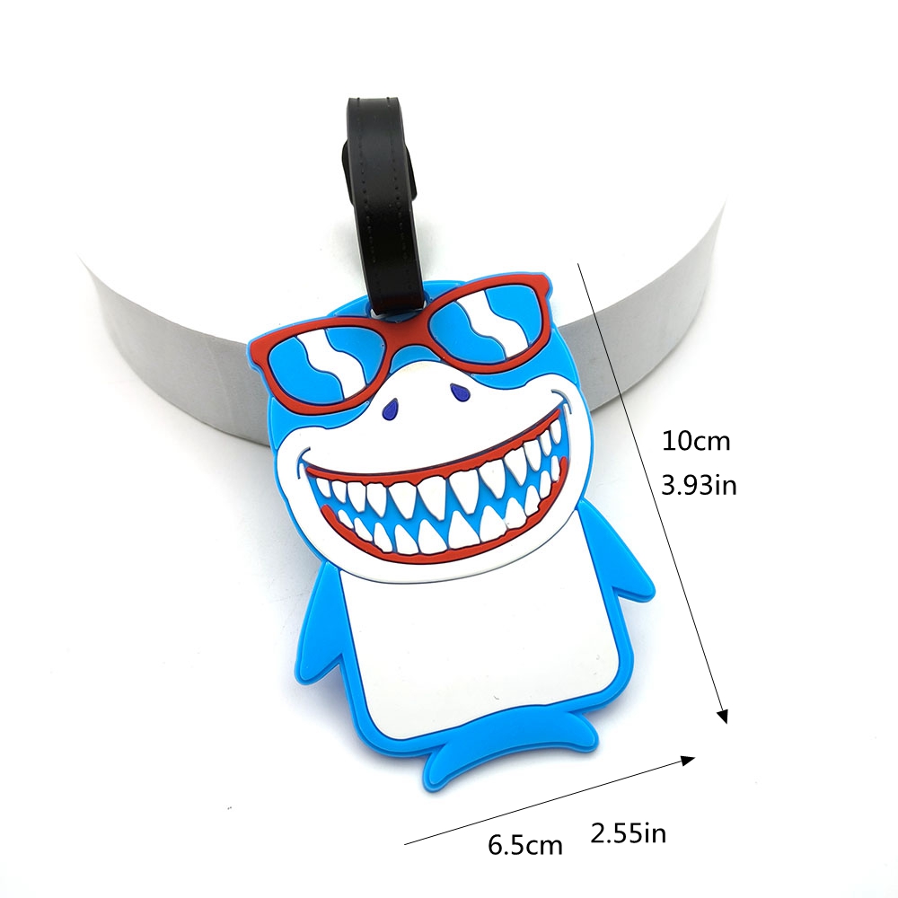 1PCS Cute Shark Luggage Tag Bo - Travel Accessories Essentials recension och pris