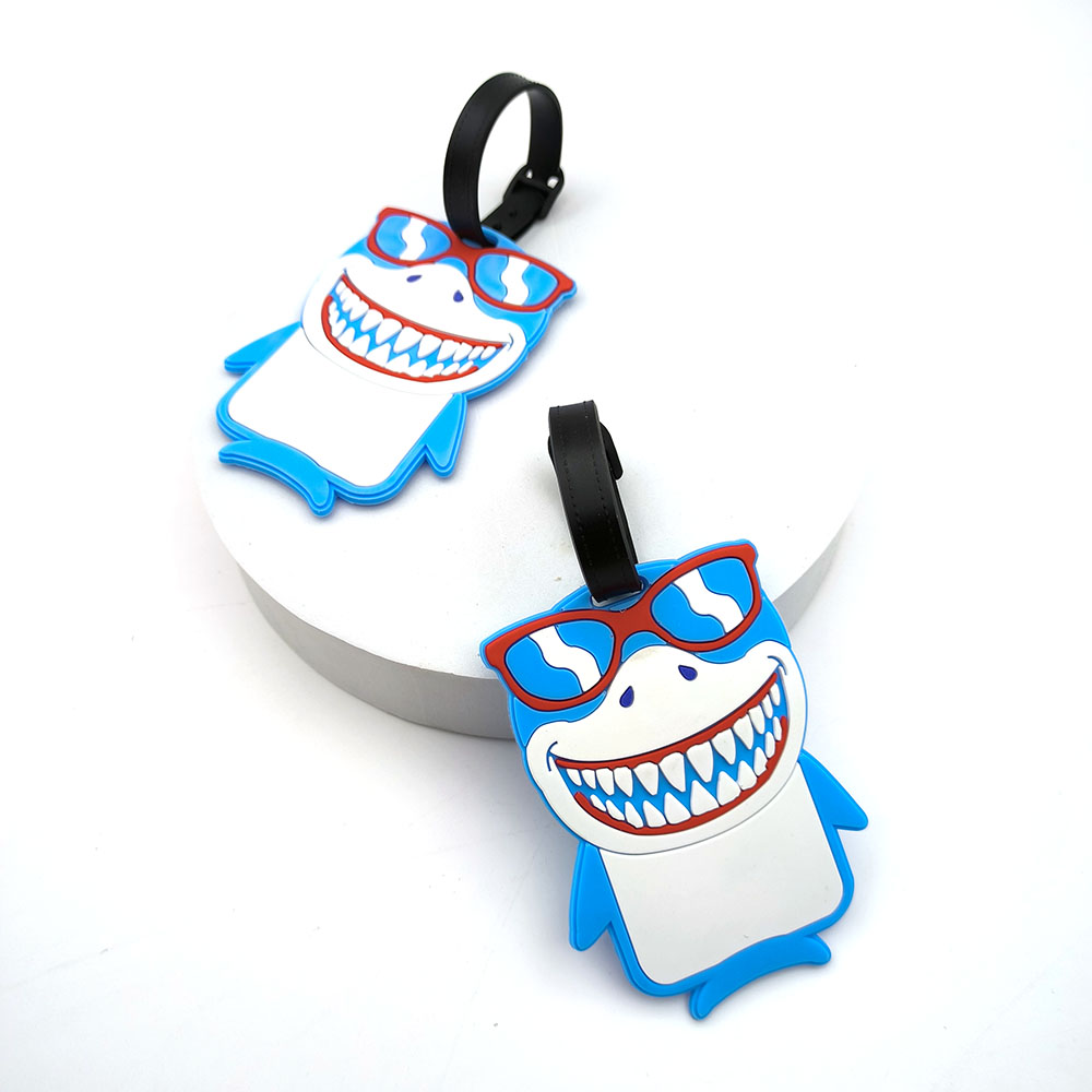 1PCS Cute Shark Luggage Tag Bo - Travel Accessories Essentials recension och pris
