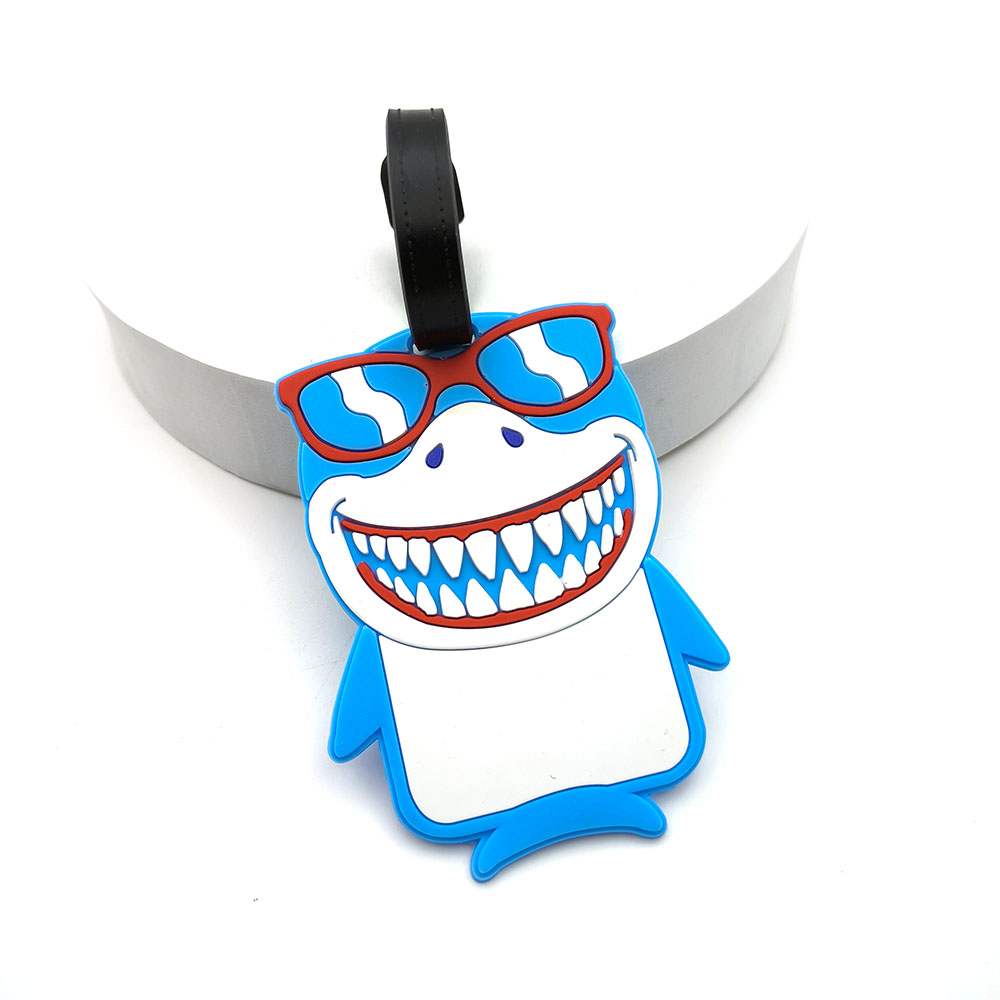 1PCS Cute Shark Luggage Tag Bo - Travel Accessories Essentials recension och pris