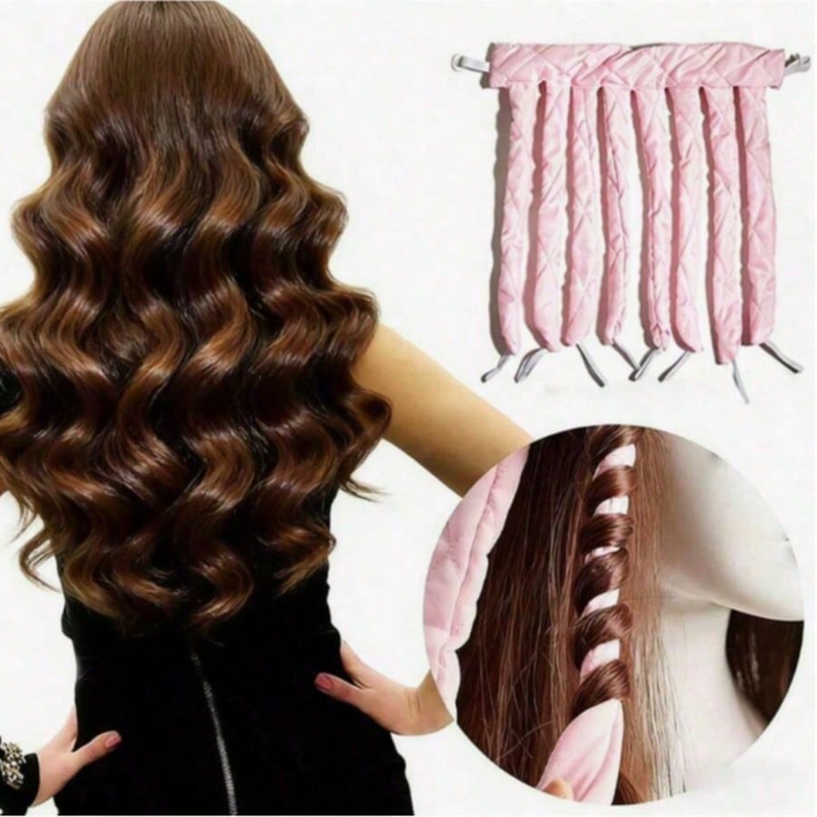 1pc 8-Prong No-Heat Curling Wa - Travel Accessories Gifts For Women recension och pris