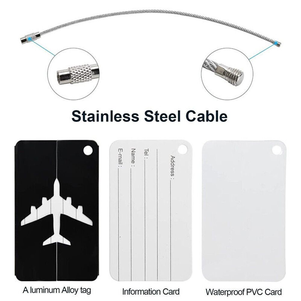 Aluminium Travel Luggage Tags  - Travel Accessories Gear recension och pris