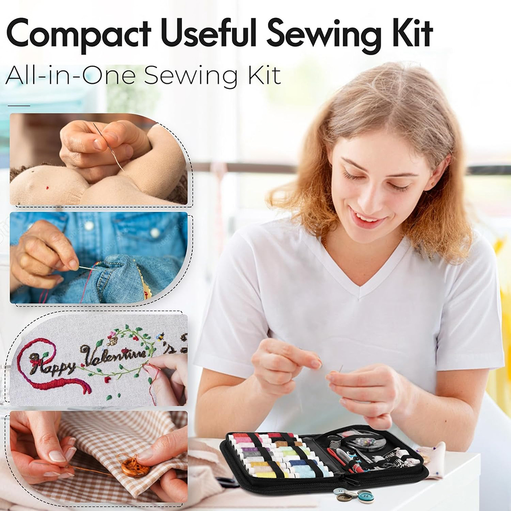 Sewing Kit with 86 Sewing Acce - Travel Accessories To Sew recension och pris