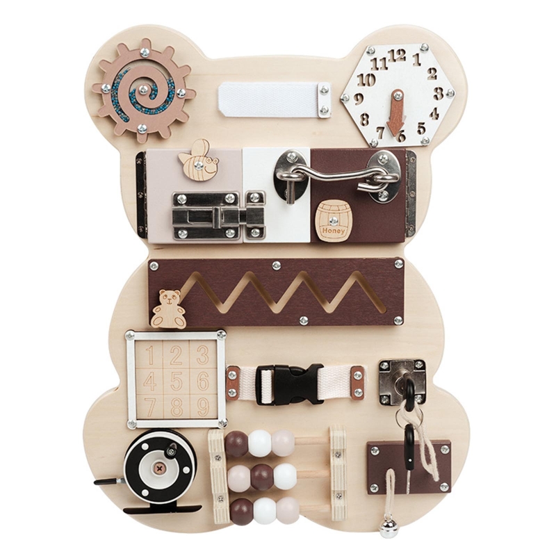Montessori Activity Board Toy  - Travel Accessories For Baby recension och pris