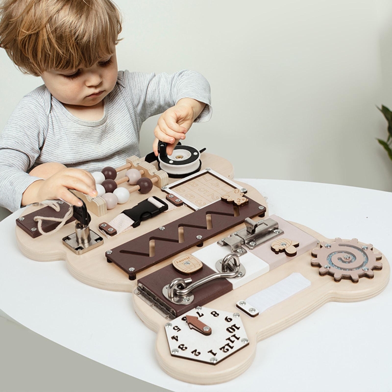 Montessori Activity Board Toy  - Travel Accessories For Baby recension och pris