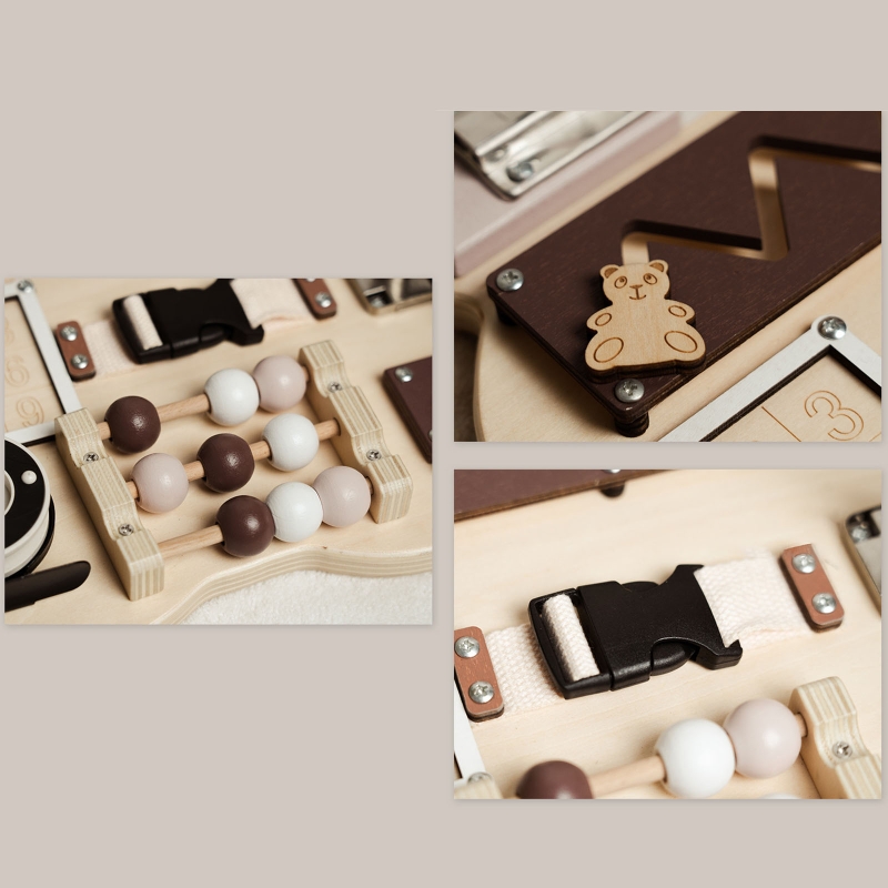 Montessori Activity Board Toy  - Travel Accessories For Baby recension och pris