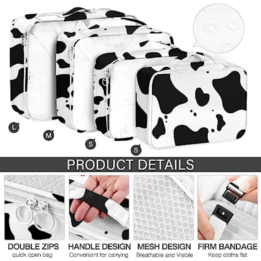 8 Set Packing Cubes for Travel - Travel Packing Cube recension och pris