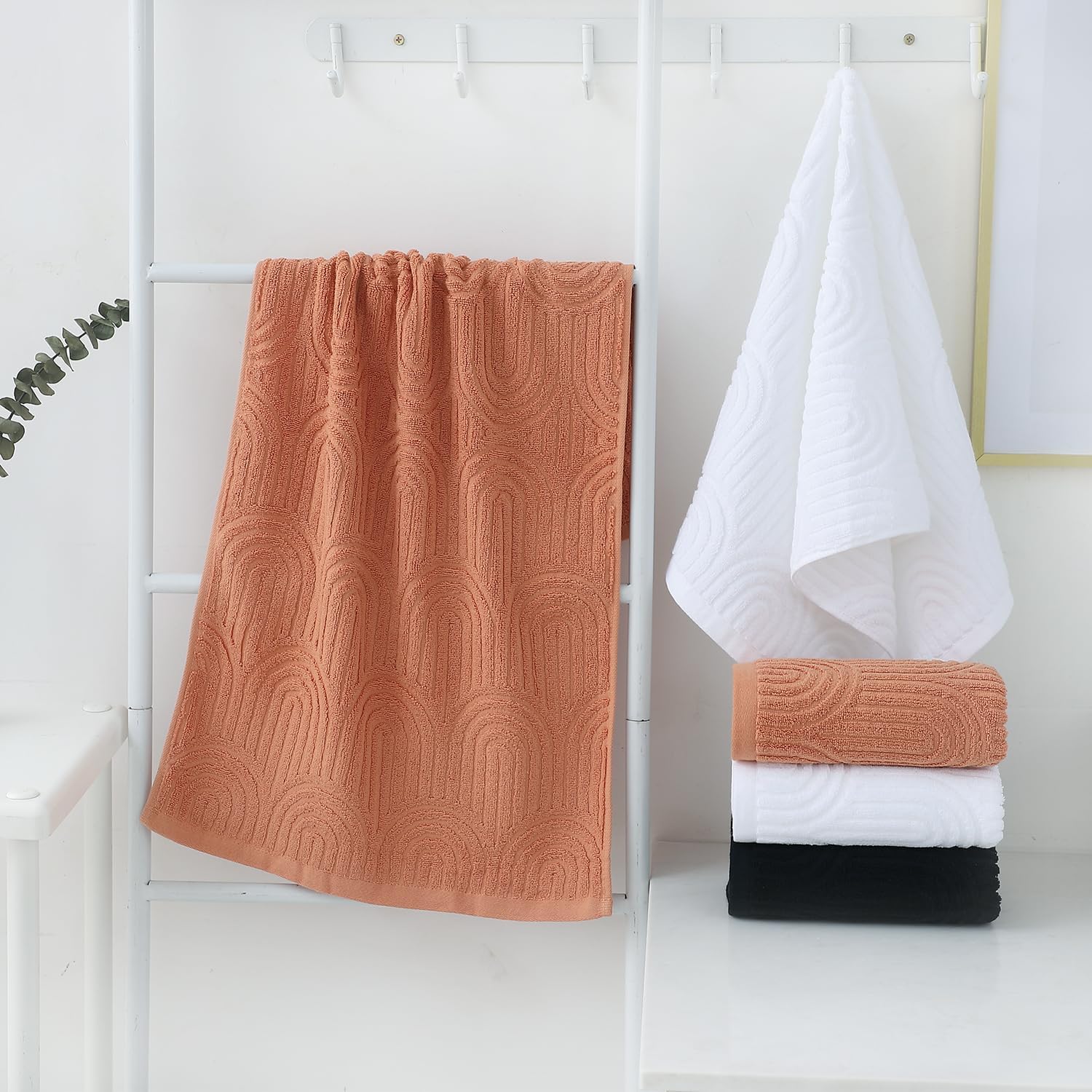 2 Pack Striped Cotton Bath Tow - Travel Towel Quick Dry recension och pris