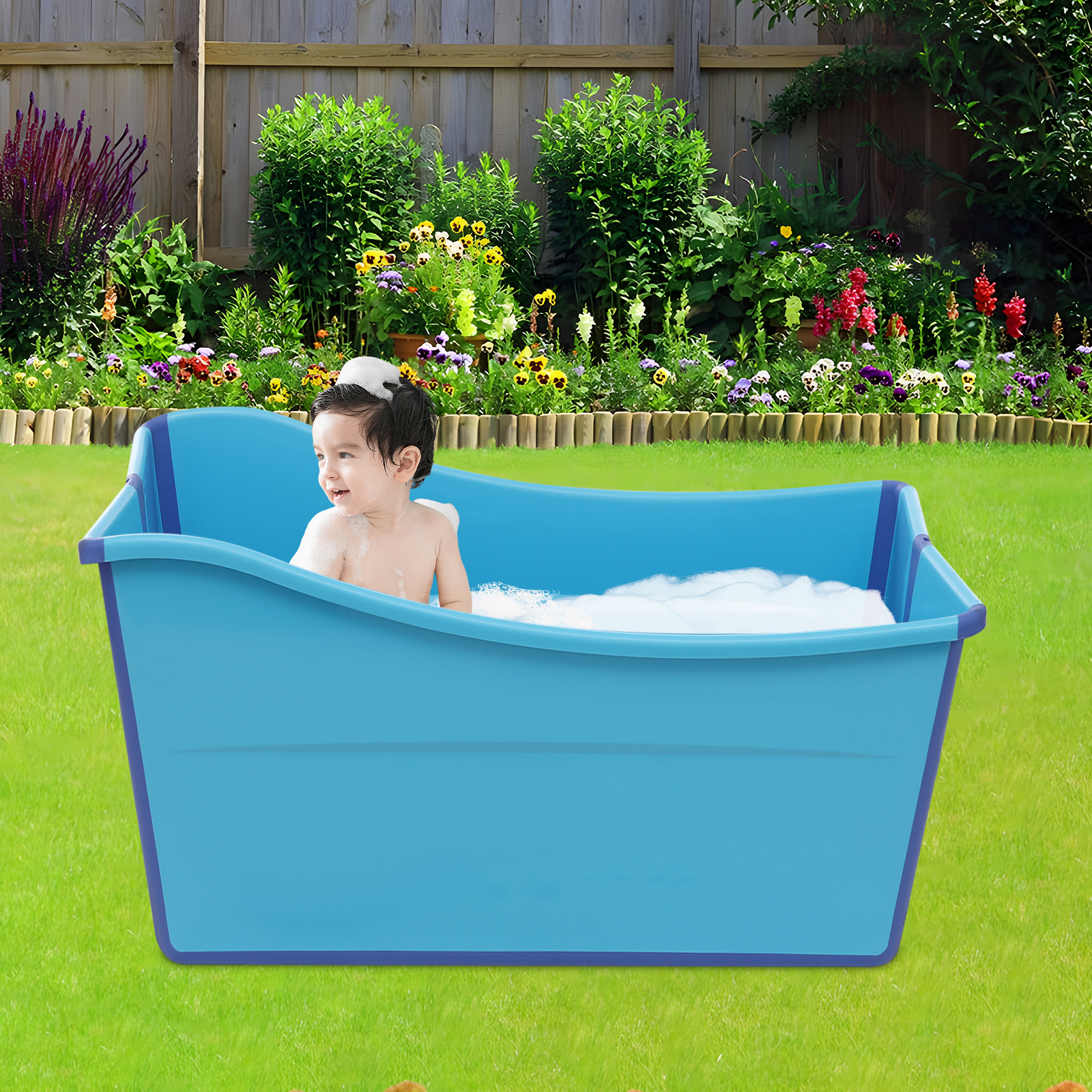 Large Foldable Bathtub for Adu - Travel Accessories For 3 Year Old recension och pris