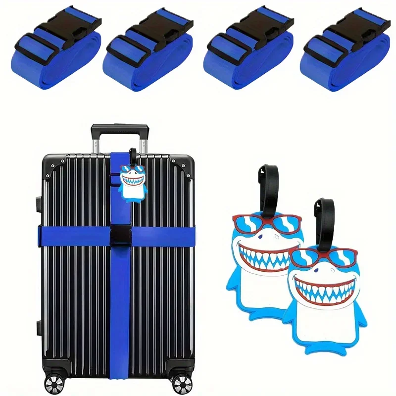 6 Pack Luggage Straps Luggage  - Travel Accessories Gear recension och pris