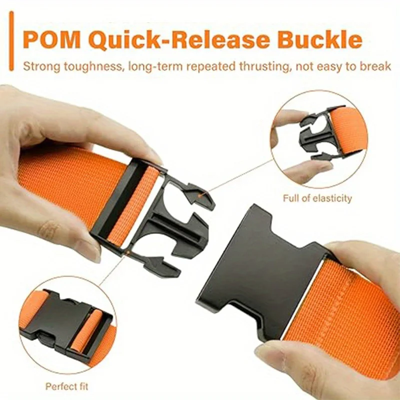 6 Pack Luggage Straps Luggage  - Travel Accessories Gear recension och pris