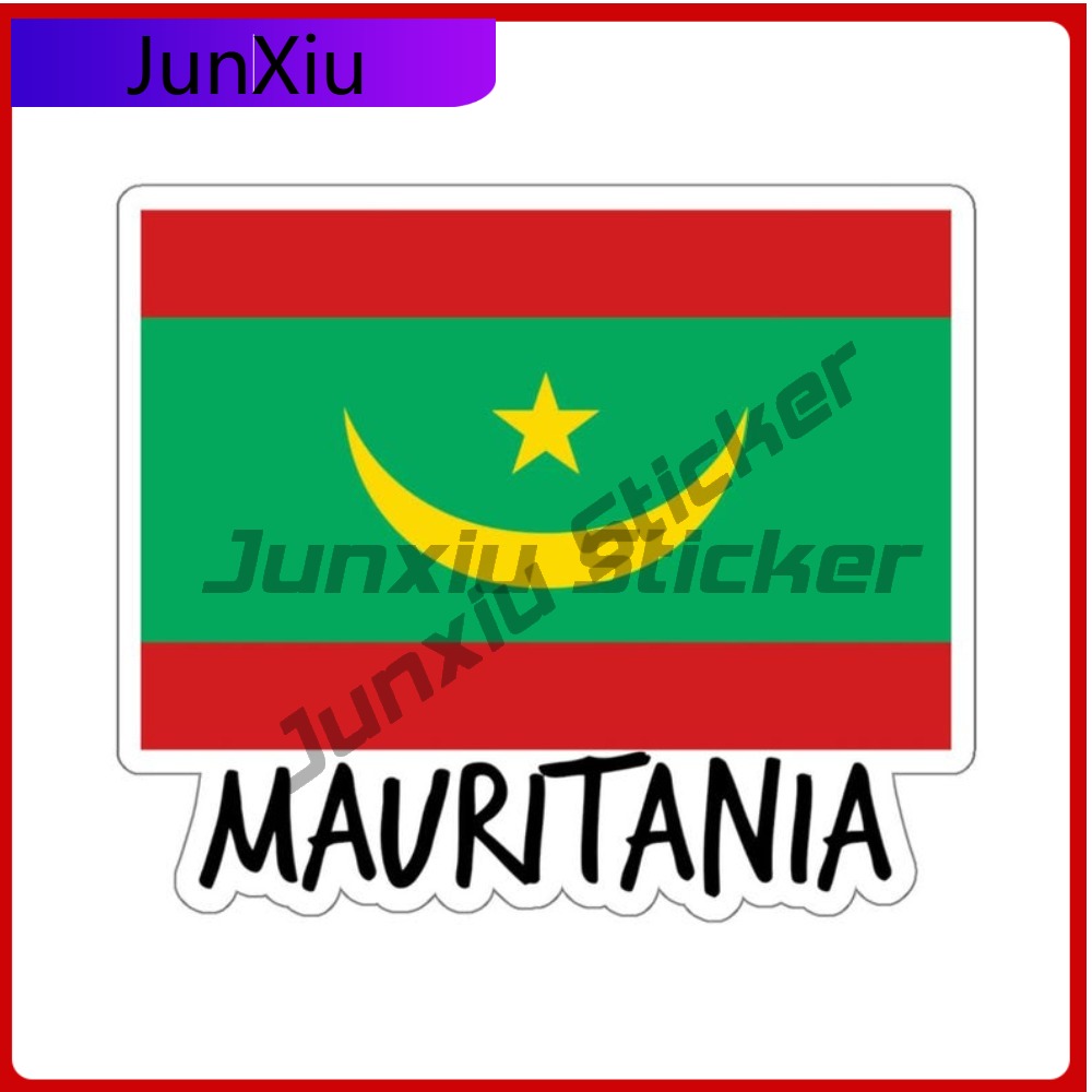 Mauritania Flag Travel Sticker - Travel Accessories Car recension och pris