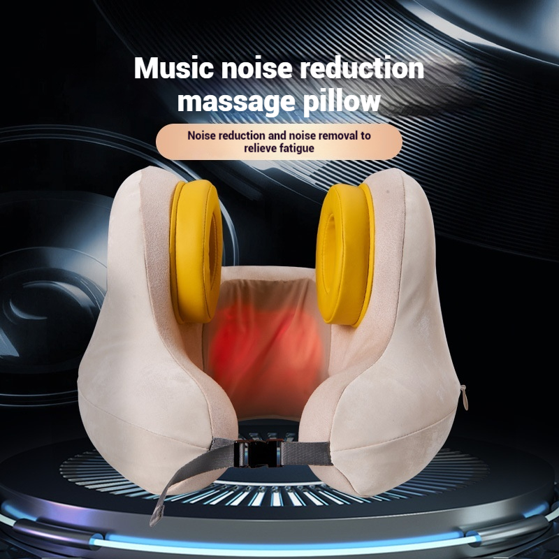 Cervical Massage Music Noise-C - Travel Accessories Pillow recension och pris
